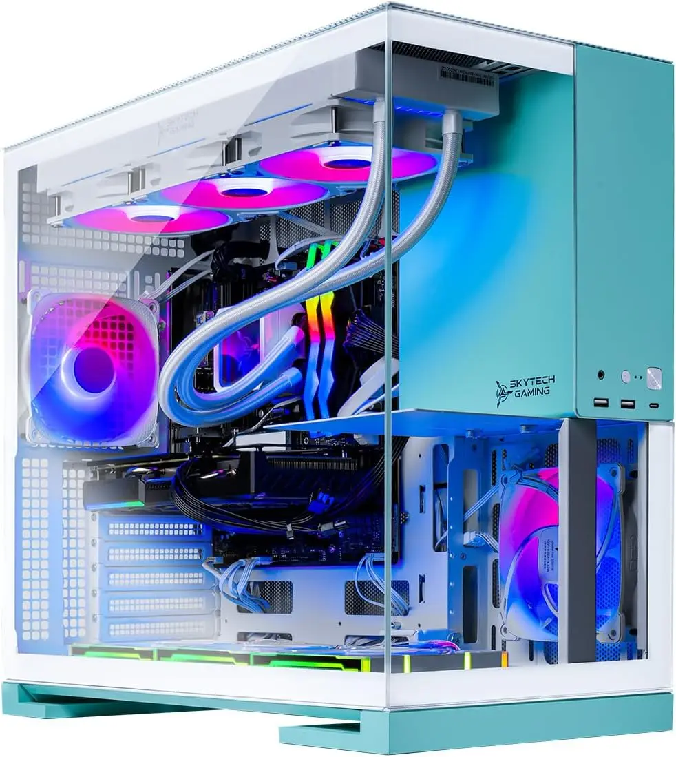 Rtx 5080 16Gb - PC Desktop Skytech Gaming Aqua, Ryzen