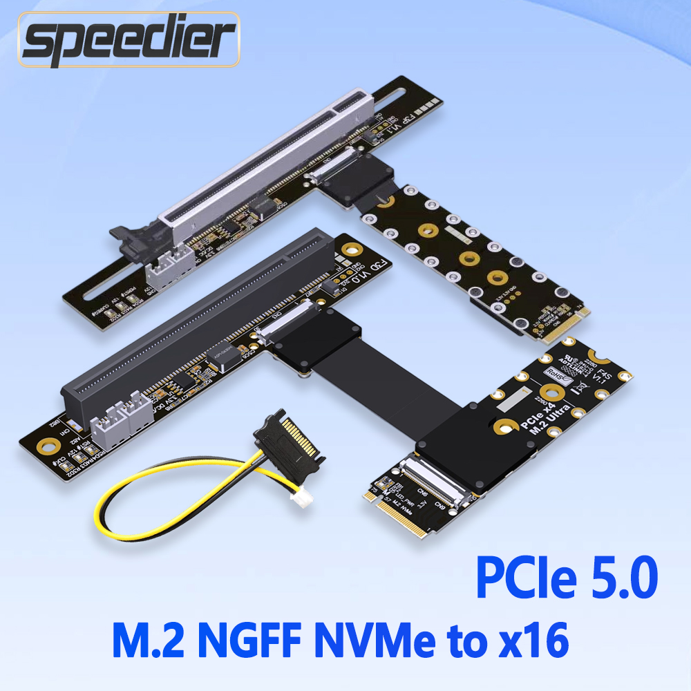 Kabel Ekstensi Riser Kartu Gra - Pcie 5.0 Gpu Riser Cable ulasan dan harga