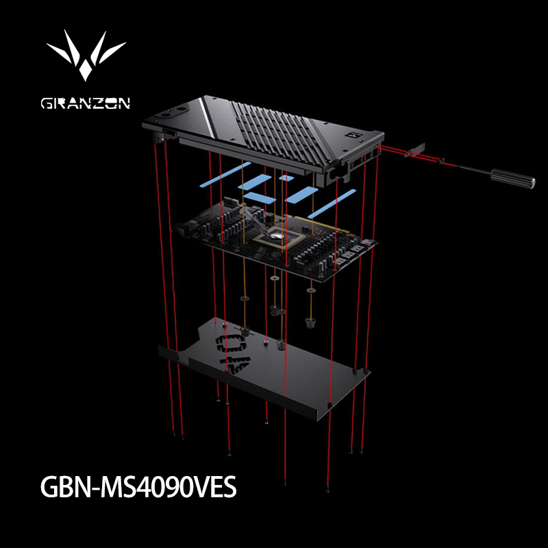 Blok Air GPU Granzon untuk Kar - Rtx 4090 Water Block ulasan dan harga