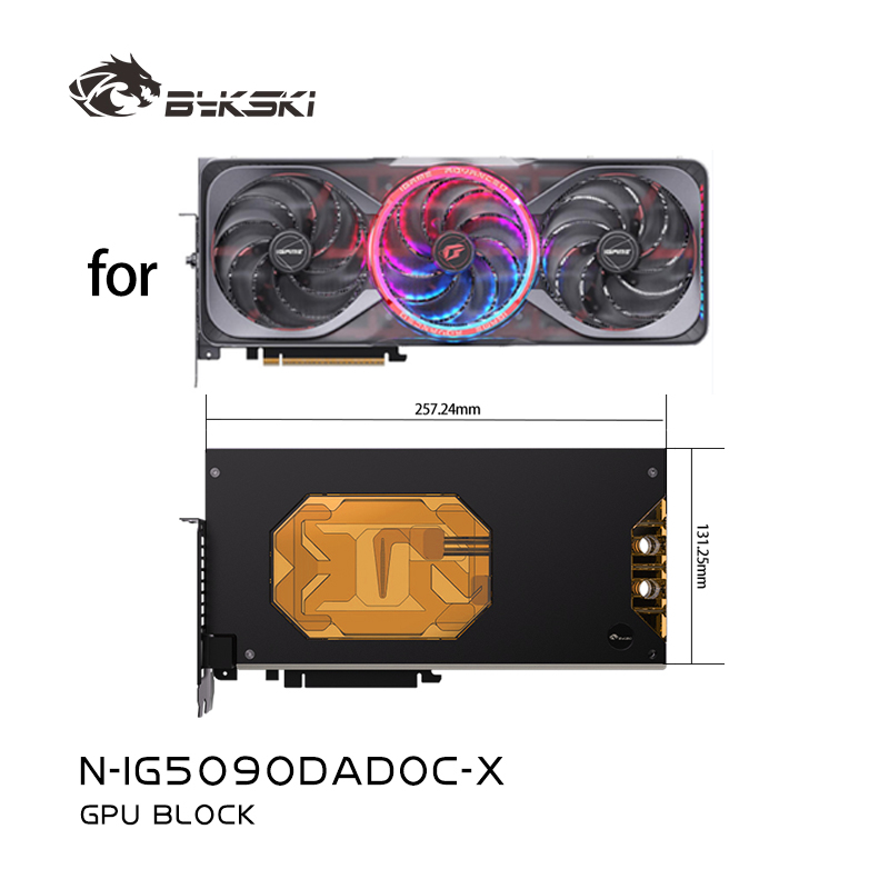 Blok GPU Bykski untuk Kartu Gr - Rtx 5090 32Gb ulasan dan harga