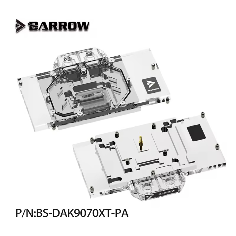 Radiator Blok Air GPU Barrow u - Rx 9070 16Gb ulasan dan harga